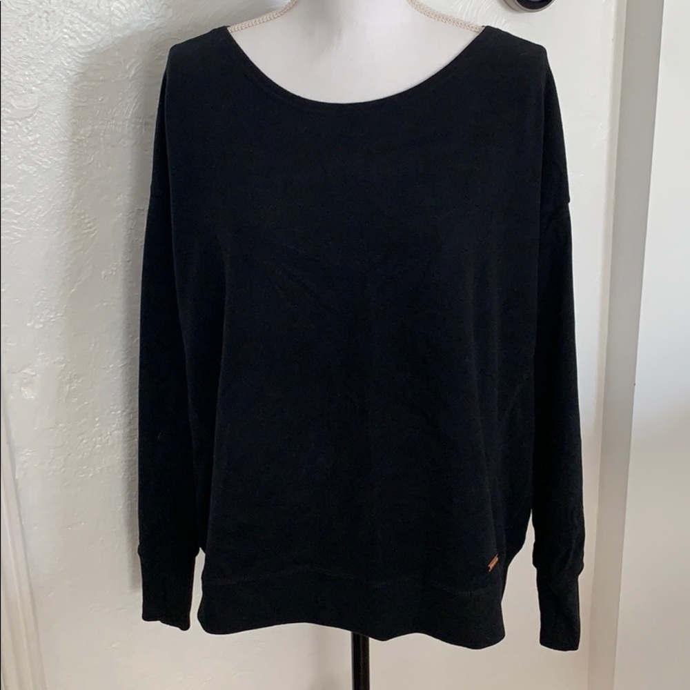 BNWT black Italian fleece